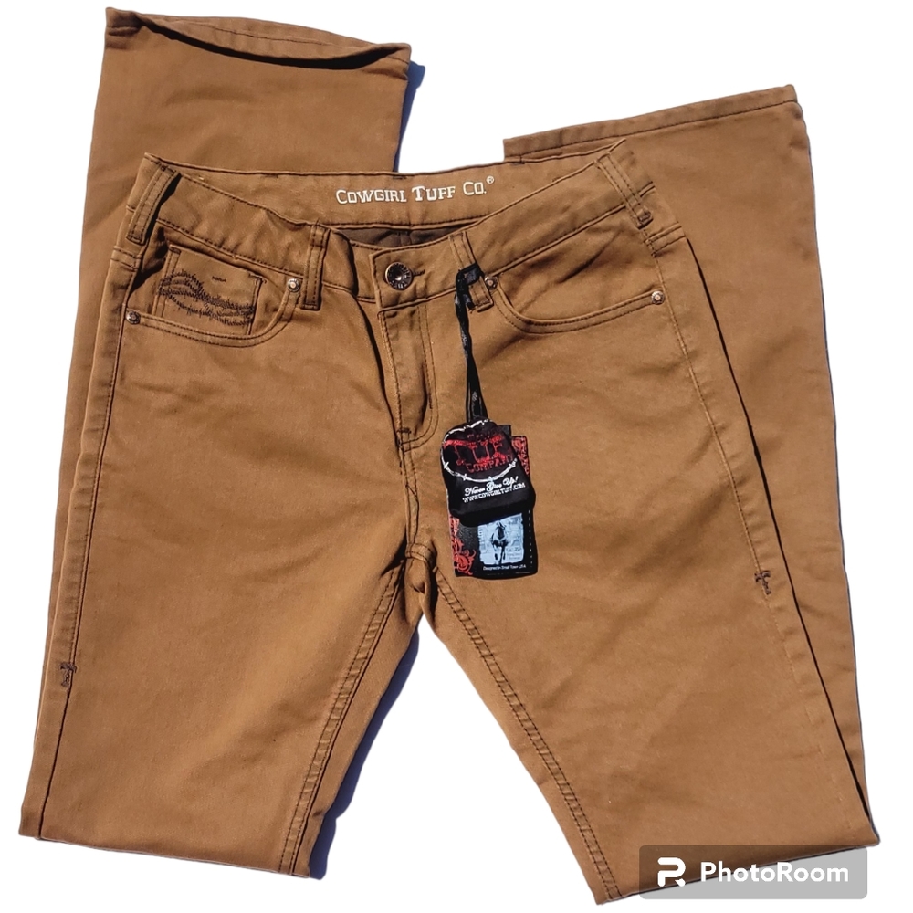 Cowgirl Tuff Co. Bonanza Brown Jeans